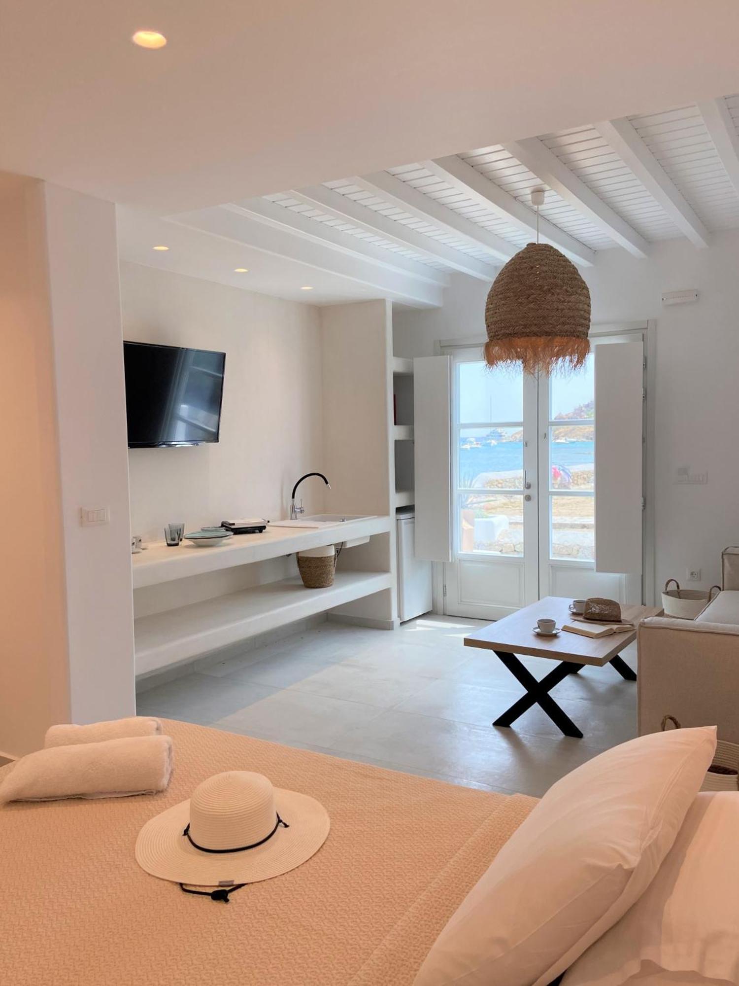 Cordiale Mykonos Apartment ออร์นอส ภายนอก รูปภาพ